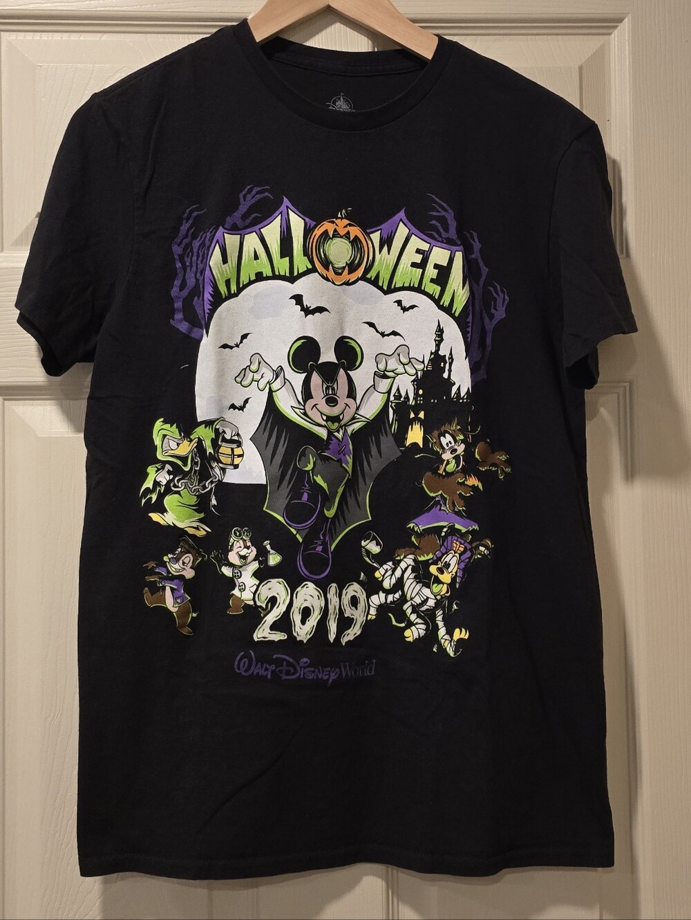 Disney Halloween 2019 Unisex Black Vampire Mickey Costume Tee